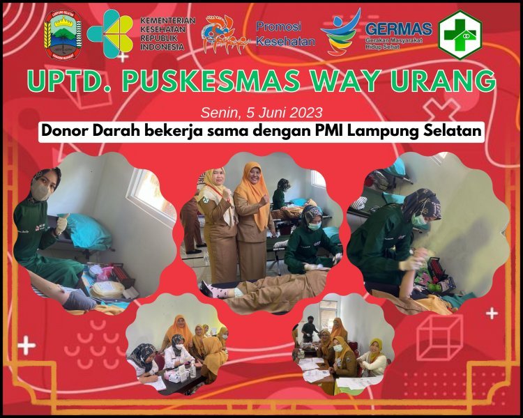 Donor Darah bersama PMI Lampung Selatan