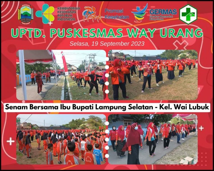 Senam Bersama Ibu Bupati Lampung Selatan